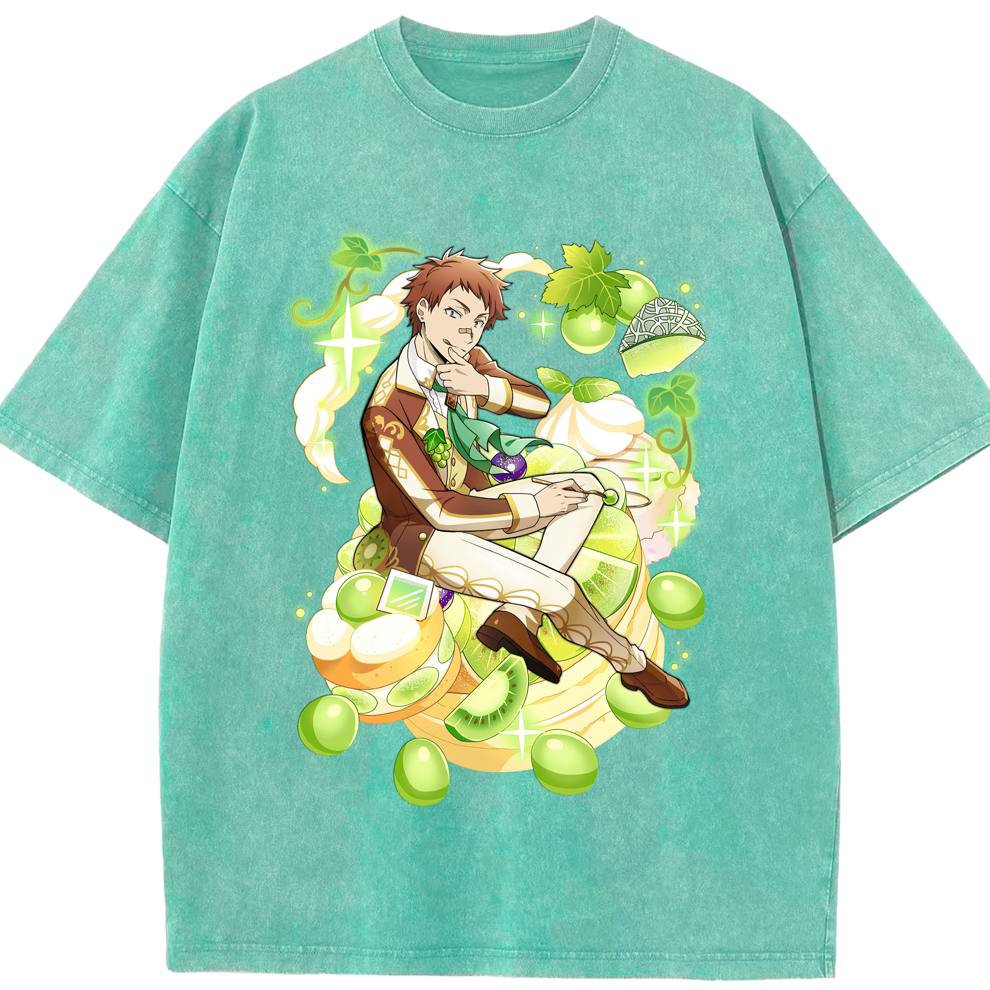 （画像用） 文豪ストレイドッグス Bungo Stray Dogs 綿100% ヴィンテージ風 半袖Tシャツ（フロントプリント）